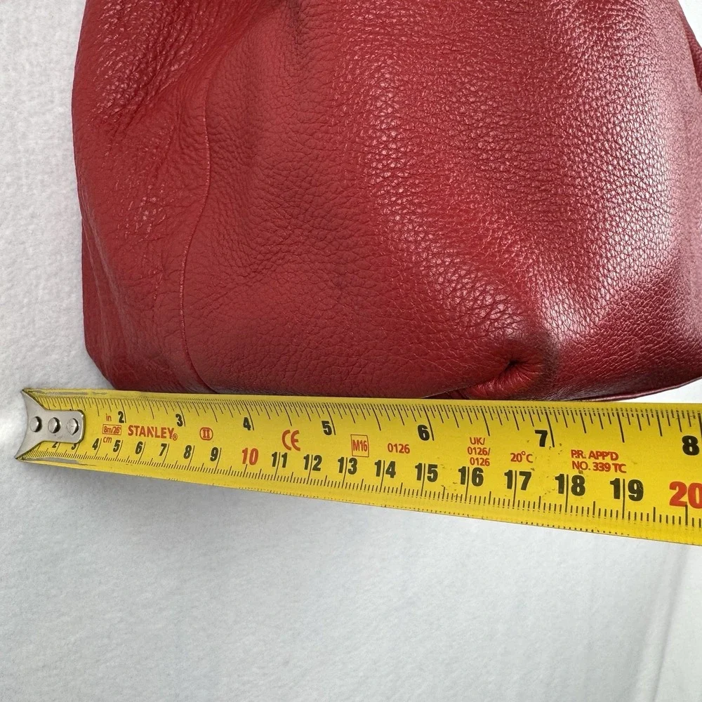 Tory Burch Red Leather Shoulder Bag Tote‎